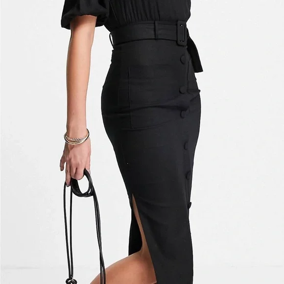 chinese dress ladies Frankie Linen Belted Shirt Dress